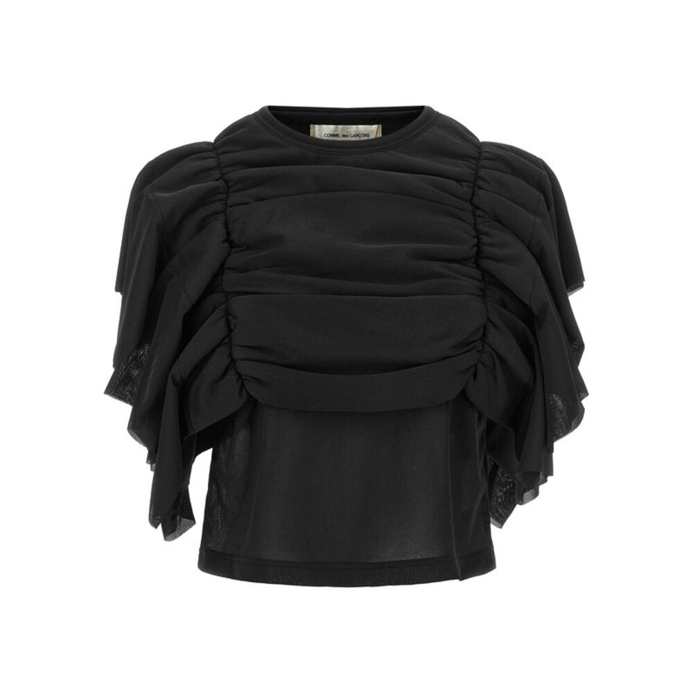 Comme Des Garçons Black Polyester Pattern Women's Shirt
